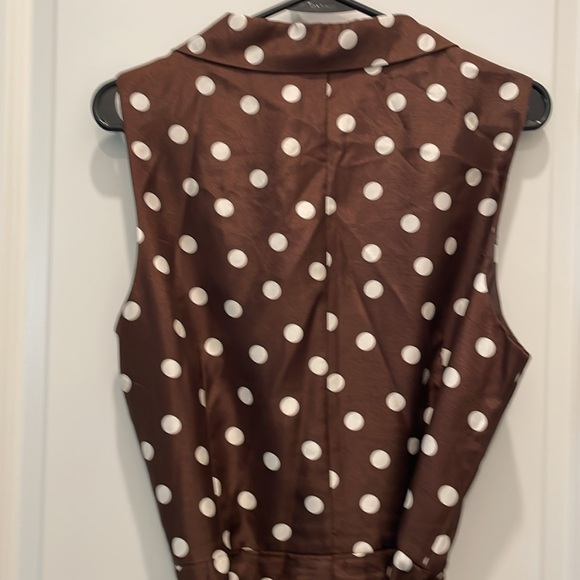 Jessica Howard Vintage Pretty Woman Poka-dot SZ 16 - Picture 6 of 8